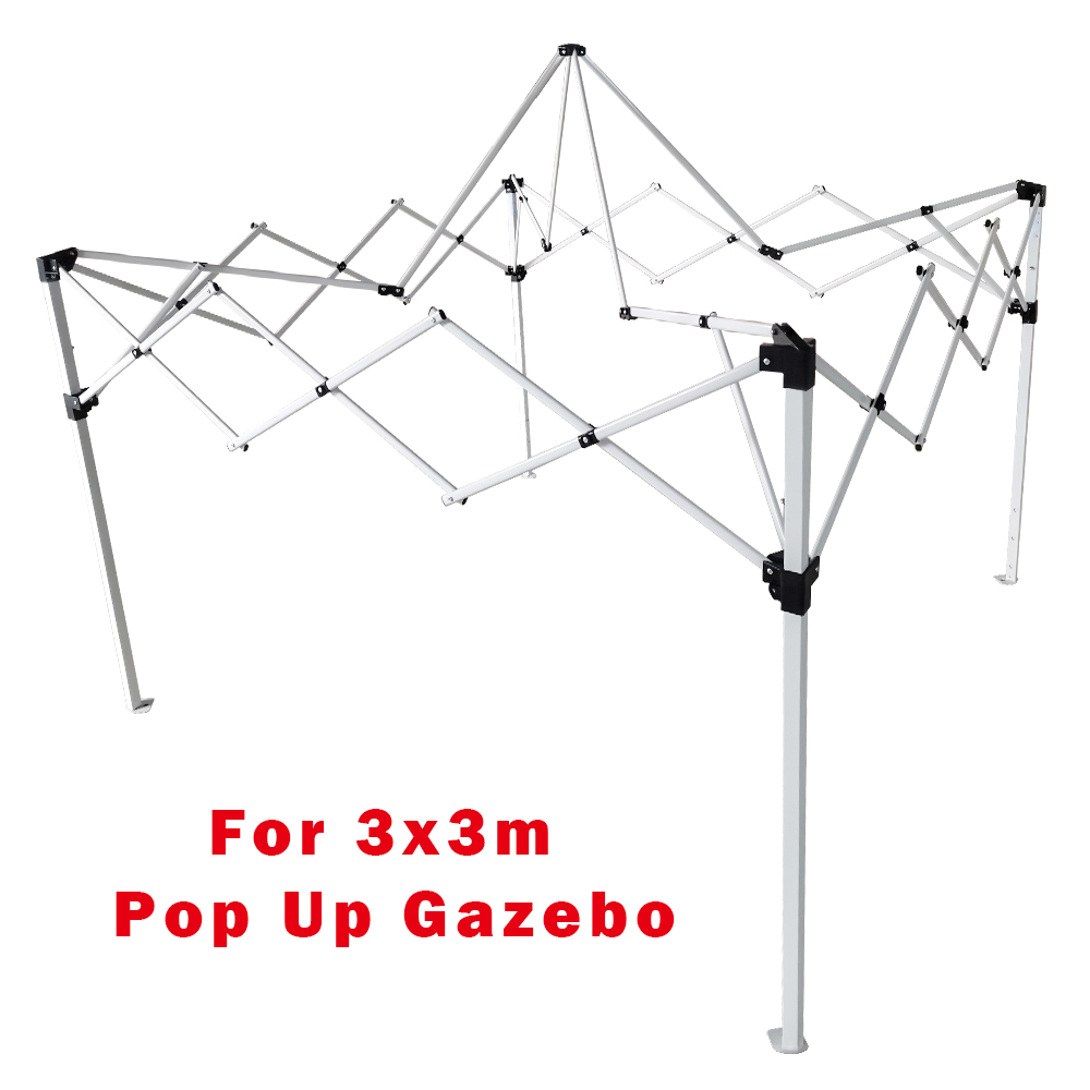 Metal Frame for 2x2m 2.5x2.5m 3x3m Pop Up Gazebo Garden Marquee Canopy Tent